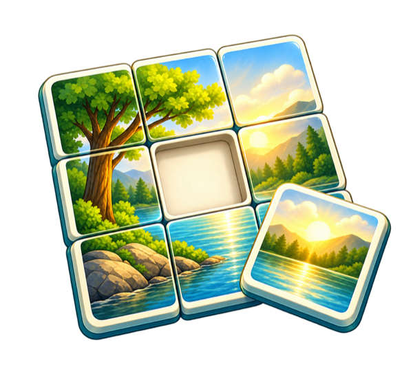 Missing Piece photo puzzle artwork